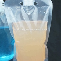 Pochette de Boisson avec Bec Verseur, Sachet d'Emballage pour Boissons, Emballage Plastique pour Aliments Bébé avec Bec Verseur