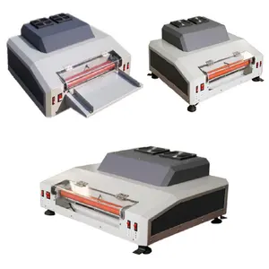 RC-350E Kecil Harga Murah Kecepatan Tinggi Desktop UV Coater Coating Laminating