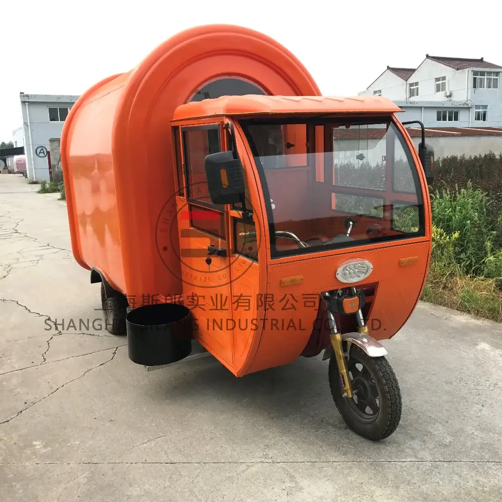 Alta Qualidade Triciclo Elétrico Bicicleta Móvel Carrinho de Comida Para Venda