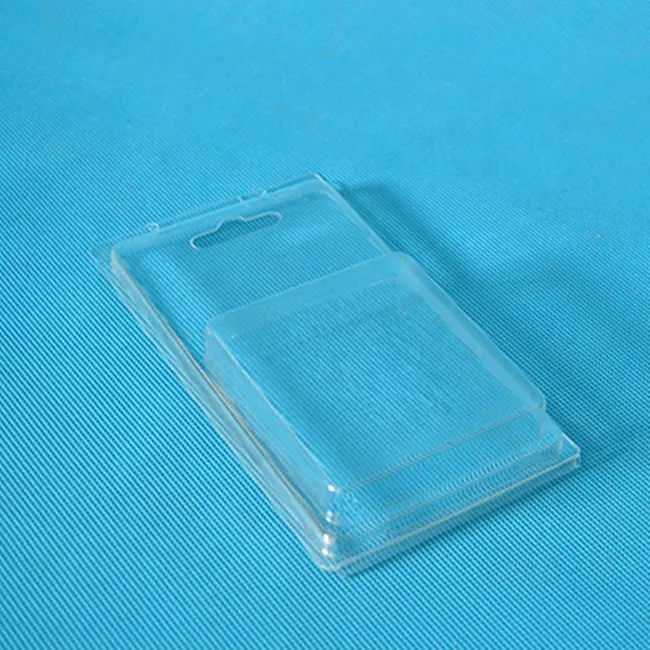 Embalaje personalizado de plástico pvc transparente para cebos de pesca, embalaje de ampolla de concha de Mascota