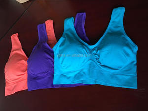 สปอร์ตบราสุดเซ็กซี่สำหรับเด็กผู้หญิง,บราบุนวมมี3สีให้เลือก3สีขนาด S M L XL XXL XXXL 12สี - Product Image 6