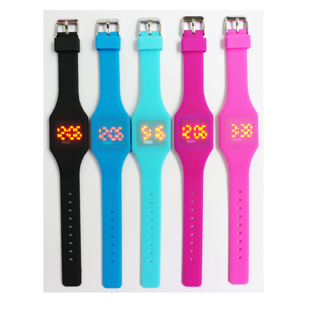 Hot Sale Custom Brand Colors Silicone Watches/sport Watches