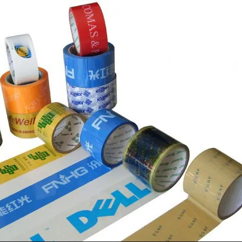 Custom logo printed bopp roll packing sealing tape
