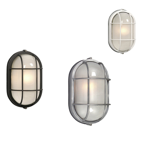 MODERN OUTDOOR WATERPROOF <strong>SILVER</strong> E26 E27 <strong>LIGHT</strong> for <strong>WALL</strong> CAST ALUMINIUM OUTDOOR OVAL BULKHEAD <strong>WALL</strong> <strong>LIGHT</strong> - Product Image 6