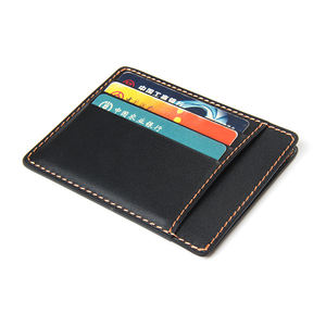 RFID Blocking Real Leather Slim Pocket Credit Card Holder <b>Cash</b> Coin <b>Wallet</b> - Product Image 5