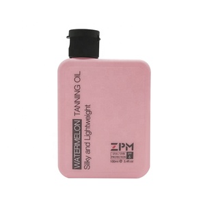 Zpm oem/mm etiqueta privada orgânica ultra escuro sol loção melancia tanque óleo
