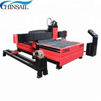 Machine de découpe plasma CNC à axe rotatif CHINSAIL avec de superbes fonctionnalités pour tôles métalliques 1530 1500*3000mm, hauteur de torche, moteur, pompe à engrenages