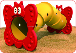 Jouet d'intérieur en plastique intéressant en forme de <span class=keywords><strong>chenille</strong></span>, avec Tunnel, pour les enfants et les tout-petits, utilisé dans le jardin et le parc - Product Image 2