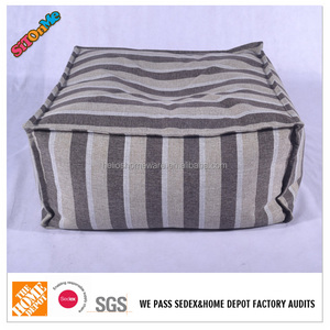 Carré rayé canapé pouf extérieur veulent <span class=keywords><strong>acheter</strong></span> des choses de la chine - Product Image 1