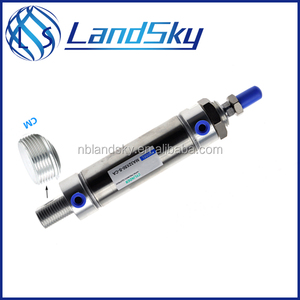 LandSky dans les deux sens structure double action air mini double effet vérin pneumatique MA FOU LE <span class=keywords><strong>MAJ</strong></span> série bore taille 25mm - Product Image 2