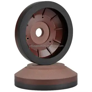 Legante di resina diamante di vetro grinding cup wheel per specchio di elaborazione su specchio macchina di smussatura per bavelloni, per schiatti