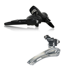 Leviers de frein et <span class=keywords><strong>dérailleur</strong></span> avant à montage direct pour vélo de route en alliage Pièces essentielles pour bicyclette - Product Image 1