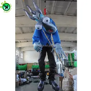 Hanging inflatable animal model inflatable zombie goat model for Halloween event ST867