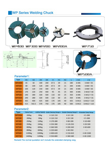 <strong>WP200</strong> 3 Jaws <strong>Chuck</strong> Easy Operate Three Jaws Welding <strong>Chuck</strong>,hand Welding <strong>Chuck</strong> Jaw,200mm <strong>Chuck</strong> - Product Image 3