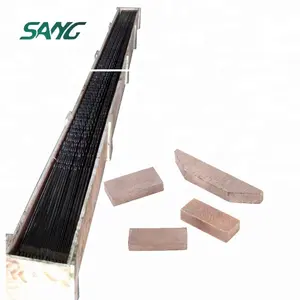 3.5T Khung Kim Cương Gang Saw Blade Segment Đối Với Marble Breton Máy