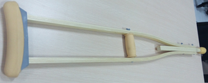 Muletas de Madera <span class=keywords><strong>con</strong></span> Puntas de Goma/Muletas de Madera de Alta Calidad para Axilas - Product Image 3