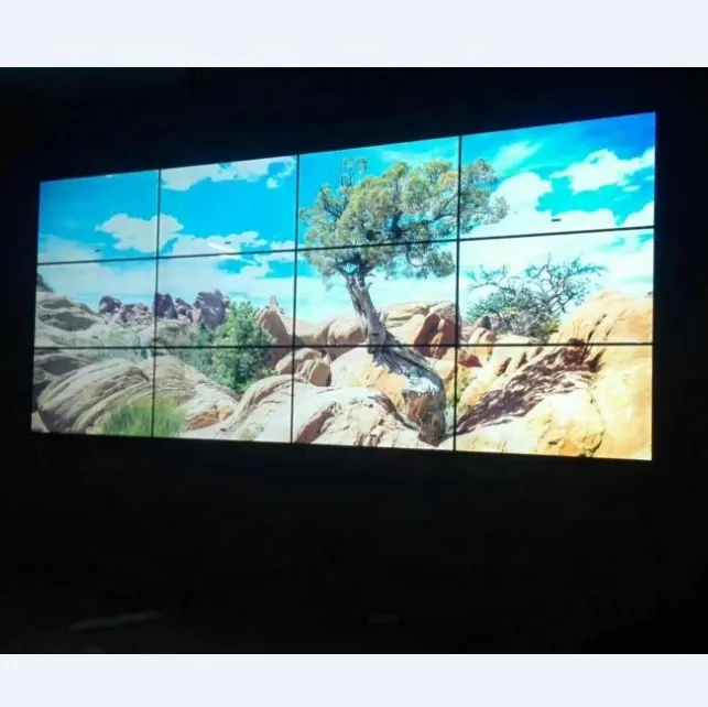 LD550DUN-THB5 LD550DUN-TKB2 55 Inci Kualitas Tinggi Resolusi 4K Lcd Led Panel Dinding Video