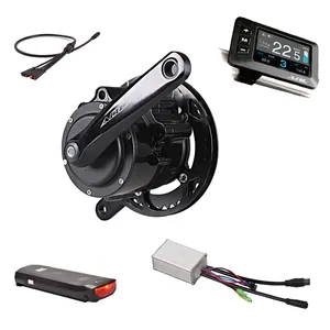 Kit de motor ebike elétrico, alta velocidade, sem escova, motor médio de 36v, motor para bicicleta elétrica, kits central ebike