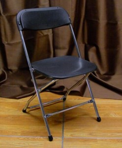 Black Modern Durable Plastic <strong>Folding</strong> <strong>Dining</strong> <strong>Chair</strong> - Product Image 5