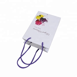 Flexo impresión colorida de <span class=keywords><strong>la</strong></span> imagen <span class=keywords><strong>restaurante</strong></span> compras embalaje bolsa de papel asa de <span class=keywords><strong>cuerda</strong></span> - Product Image 6