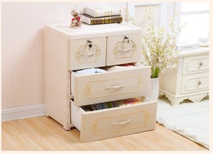 Cajón de plástico para ropa, almacenamiento de muebles de dormitorio, de 3 capas armario de ropa, armario moderno para el hogar - Product Image 6