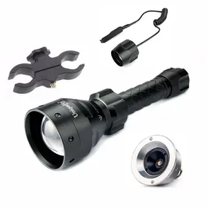 Uniquefire UF-1405 T67 2X 26650/18650 led infrarouge émetteur illuminateur zoomable led lampe de poche de chasse