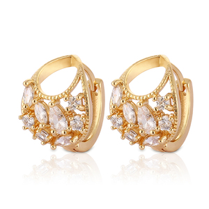 Bijoux en gros pas chers de Chine, boucles d'oreilles en or, modèles de bijoux - Product Image 2