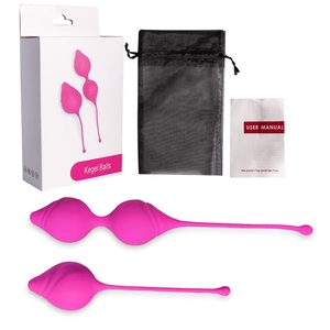 Bolas de Ejercicio Vaginal WINYI, Dispositivos de Control de Vejiga de Silicona Bicolor, Bolas Ben Wa para Ejercicios de <span class=keywords><strong>Kegel</strong></span> para Mujeres - Product Image 2