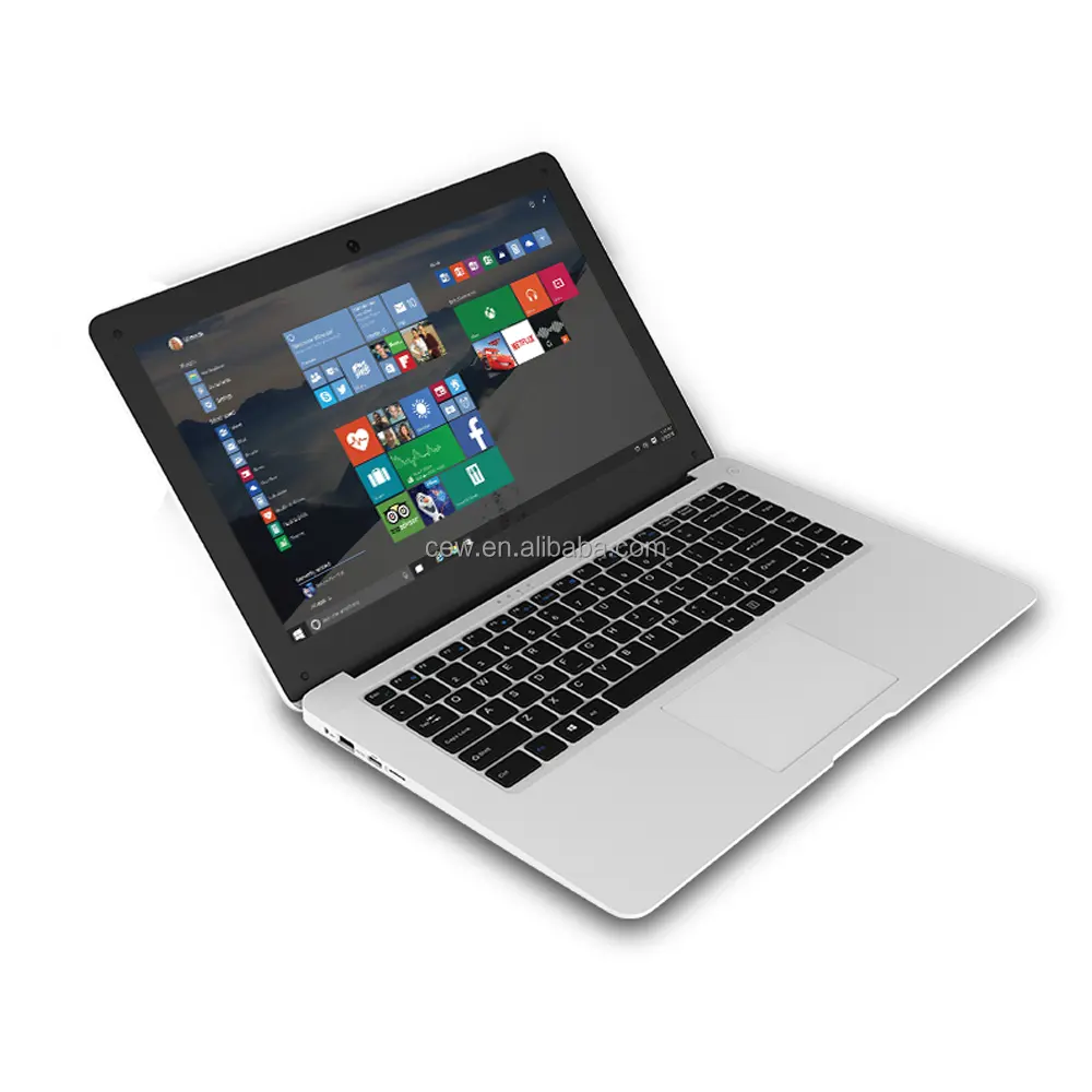 Hochwertige schlanke Intel 14 Zoll Super Cherry Trail 8300 8350 Quad Core 4G Ram 32G eMMC 128G SSD win10 Notebook Laptops