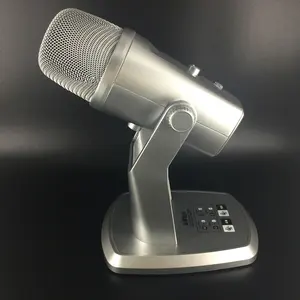 Micrófono de videoconferencia usb fácil, micrófono profesional omnidireccional de 360 grados