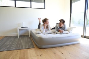 Blow up Inflatable Flocked Airbed Bestway 67459 <strong>80</strong>&quot; <strong>X</strong> <strong>60</strong>&quot; <strong>X</strong> 15&quot; Inflatable High Raised Air Bed <strong>Mattress</strong>