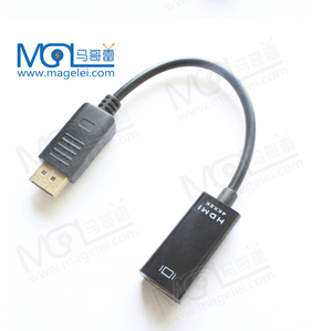 Cable Convertidor de Macho a <span class=keywords><strong>HDMI</strong></span> Hembra, Servicio OEM, Cable <span class=keywords><strong>DP</strong></span> a <span class=keywords><strong>HDMI</strong></span> de Alta Definición 4K*2K para Computadora - Product Image 2