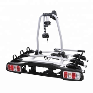 Treasurall-Soporte de bicicleta de 3 bicicletas, TB-009A3 de aluminio, <span class=keywords><strong>bola</strong></span> de <span class=keywords><strong>remolque</strong></span>, montado en la parte trasera - Product Image 1