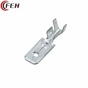 6.3 series male tab terminal flat terminal lug for electrical cable DJ612-6.3B