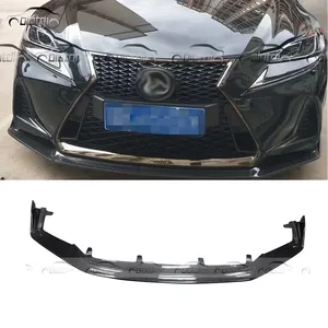 Carbon Fiber Front Bumper Lip Chin Spoiler Side Winglet Splitter für Lexus IS F Sport 2017-2019