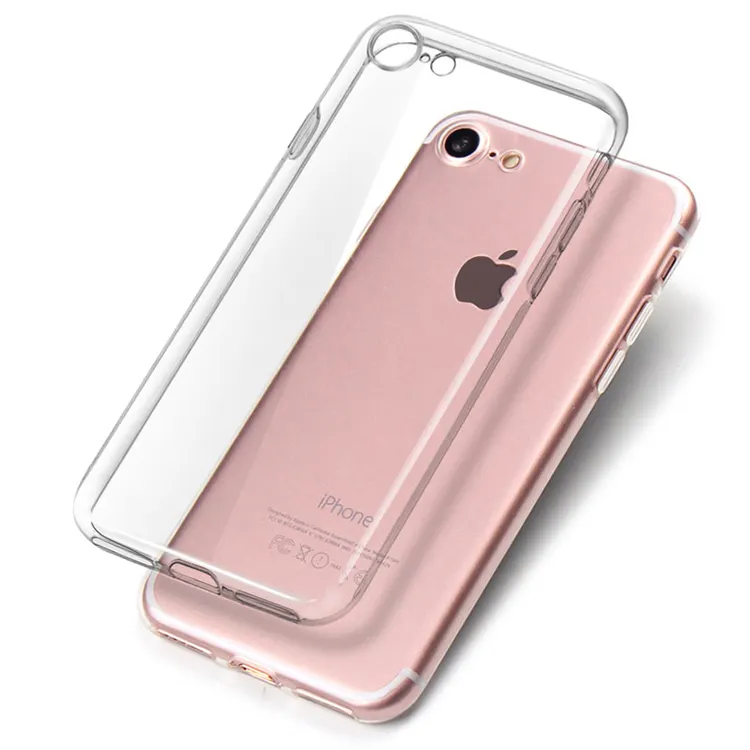Shockproof Free Sample Clear View Phone Case for iPhone 7/8