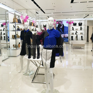 Comercial Venta Caliente Todo Tipo de Tienda Al Por Menor Montado <span class=keywords><strong>En</strong></span> la Pared Moderna Pantalla De Madera Bastidores de Zapatos - Product Image 4