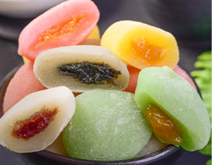 เครื่องทำขนมไดฟุกุโมจิ ขนมข้าวเหนียวญี่ปุ่น รสปาณันและถั่วเขียว  ผู้ผลิตเครื่องทำขนมมาชู (ได้รับการรับรองมาตรฐาน CE) - Product Image 6