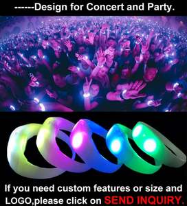 Fernbedienung LED Armband Silikon Armband Glow In The Dark - Product Image 2