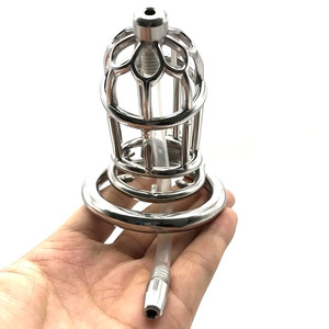 FRRK7.5cmメタル貞操帯、鍵付きペニス拘束ケージ、男性用貞操デバイス、男性用貞操ロックケージ、男性の喜びのための貞操ロックケージ - Product Image 5