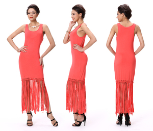 En gros Sans Manches Lady Vêtements, gland Fond Maxi <span class=keywords><strong>Robes</strong></span>, longues <span class=keywords><strong>Robes</strong></span> <span class=keywords><strong>De</strong></span> Mode - Product Image 2