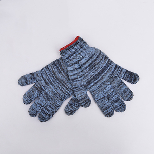 Long Endurance Guante Gans Construction Site Working Mixed Color Hand Glove TC Knitted Industrial Safety Gloves Not <strong>Esy</strong> Dirty - Product Image 3