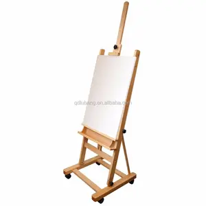 Adjustable Classic Hand-Finished Wood Studio Adjustable H-Frame Artist Easel