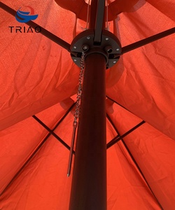 Ô Để Bàn Chợ Ngoài Trời Bằng Thép Hai Mặt Ô Hai Mặt Hình Tròn Hai Mặt Ô Hiên Ngoài Trời Giá Đỡ - Product Image 5