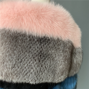 Mao Mao Pelliccia di Nuovo Arrivo Vera Pelle di Pecora Custom Made Pelliccia <span class=keywords><strong>Cappotto</strong></span> di Inverno di Alta Qualità pelliccia di Volpe <span class=keywords><strong>Cappotto</strong></span> di Pelliccia per la Donna - Product Image 5