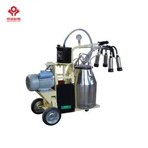 The Cheapest Vaccum Pump Milking Machine with two buckets
