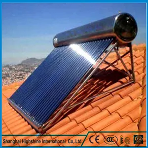 Custom logos stainless steel solar boilers Pitched Roof All Stainless Steel Solar Water Heater