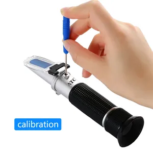 hand held Beer Refractometer 0-32% Brix Reference Temperature 20C Dual Scale