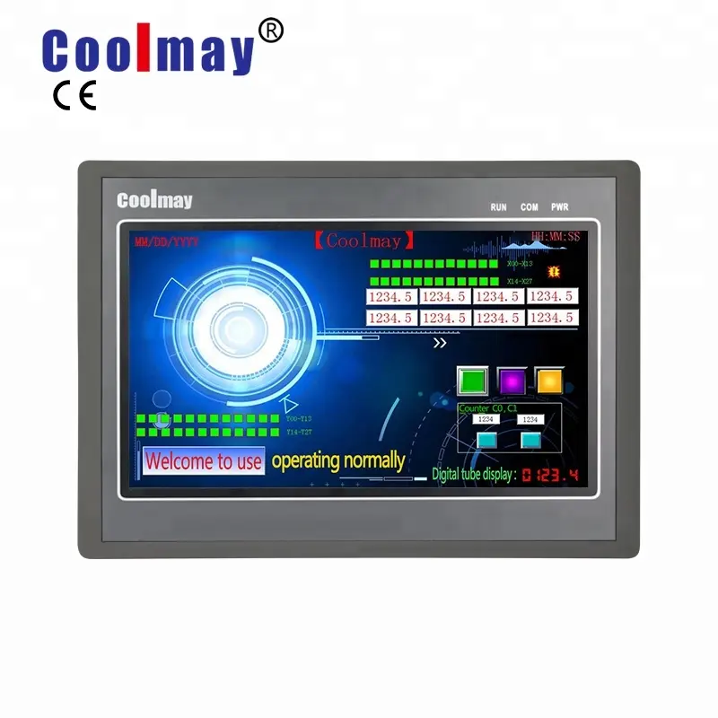 Coolmay-protocolo Modbus todo en uno, puerto USB y Ethernet opcional, serie EX3G, HMI/PLC