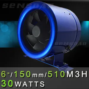 Chine fournisseur 30 W 110 V / 220 V 6 polegada faible bruit ventilateur d'extraction industrielle
